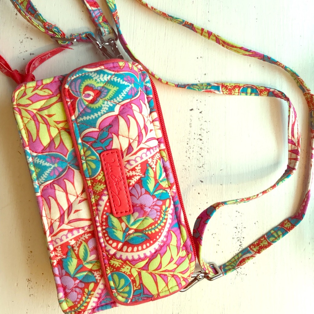 Vera Bradley crossbody/wallet/wristlet.